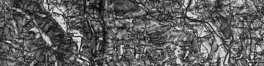 Old map of Ockeridge in 1898