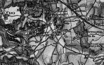 Old map of Odcombe in 1898