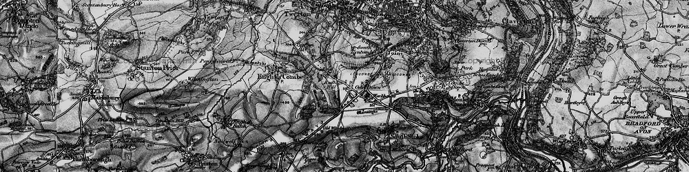 Old map of Odd Down in 1898
