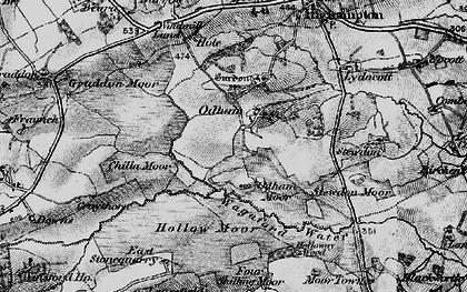 Old map of Burdon Grange in 1895