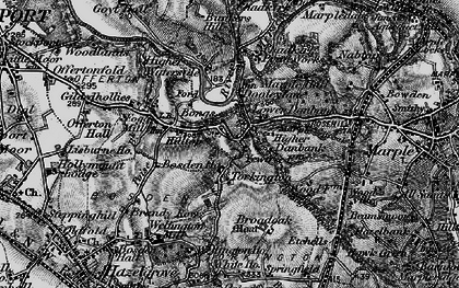 Old map of Offerton Green in 1896
