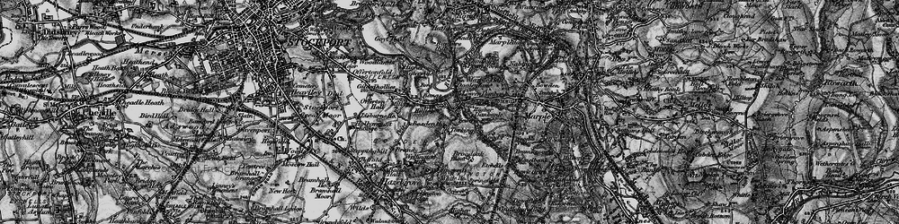 Old map of Offerton Green in 1896