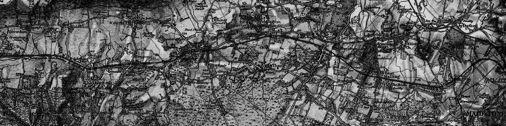 Old map of Aldon in 1895