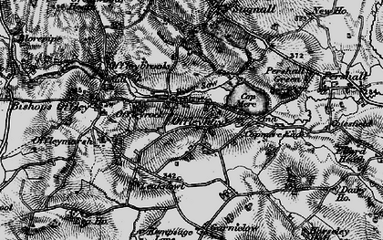 Old map of Offleyhay in 1897