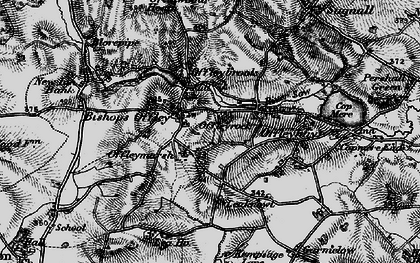Old map of Offleyrock in 1897