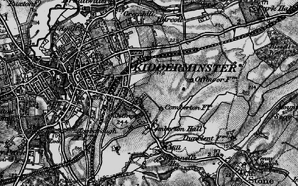 Old map of Offmore Farm in 1899