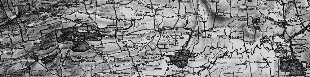 Old map of Ogle in 1897