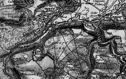 Old map of Ogmore in 1897