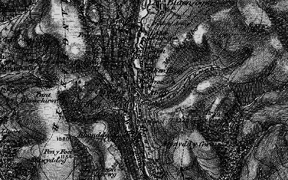 Old map of Bryn y Cae in 1897