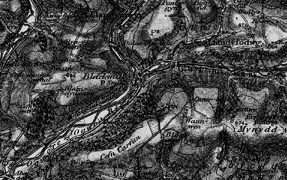 Old map of Ogmore Valley in 1897