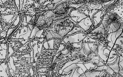 Old map of Olchard in 1898