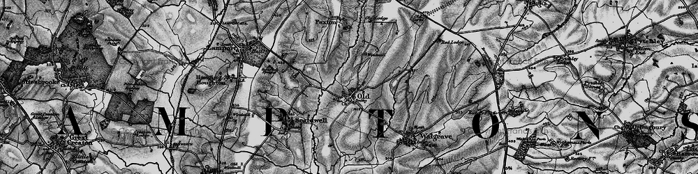 Old map of Old in 1898