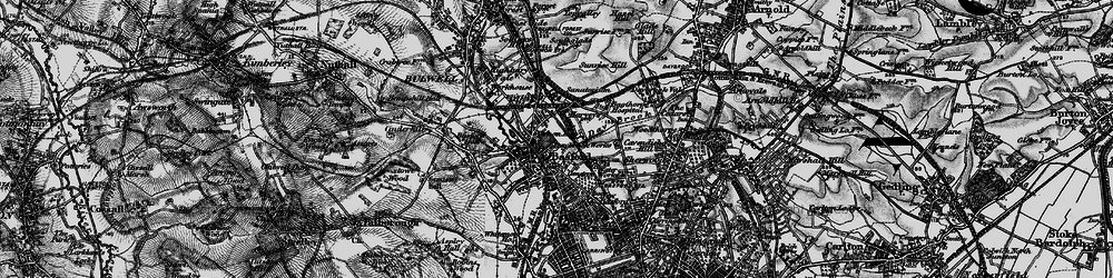 Old map of Old Basford in 1899