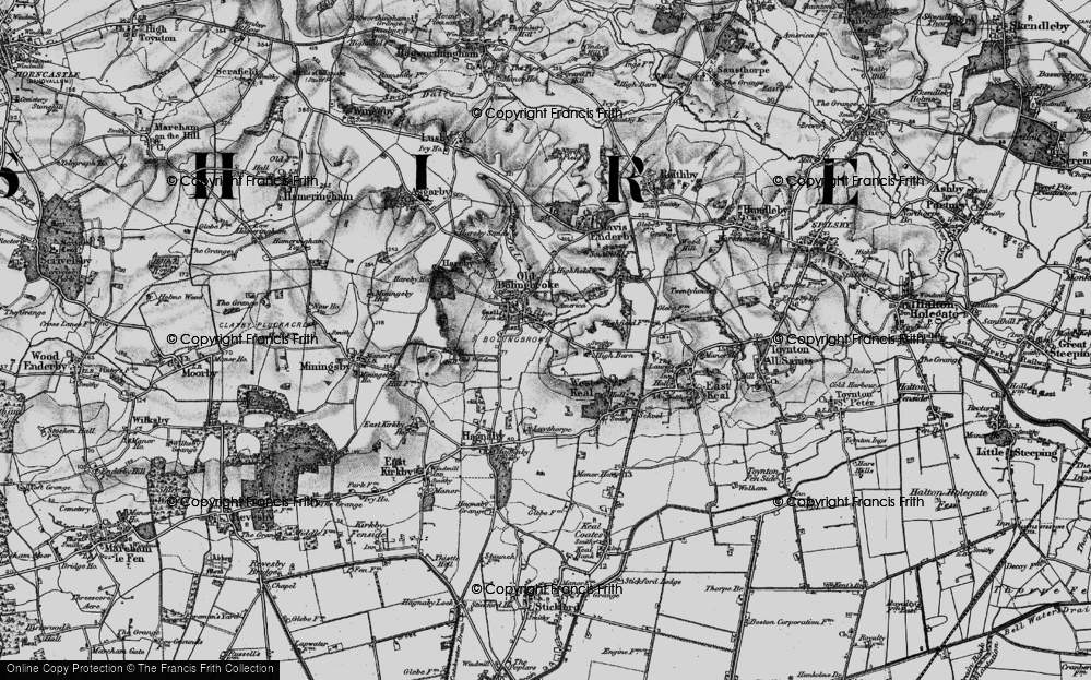 Old Map of Old Bolingbroke, 1899 in 1899