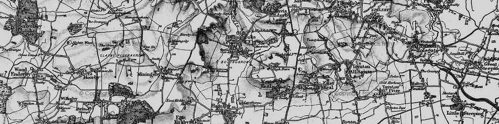 Old map of Old Bolingbroke in 1899