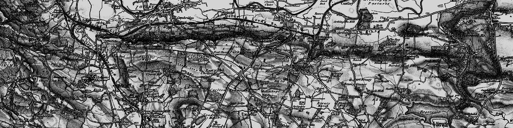 Old map of Old Bramhope in 1898