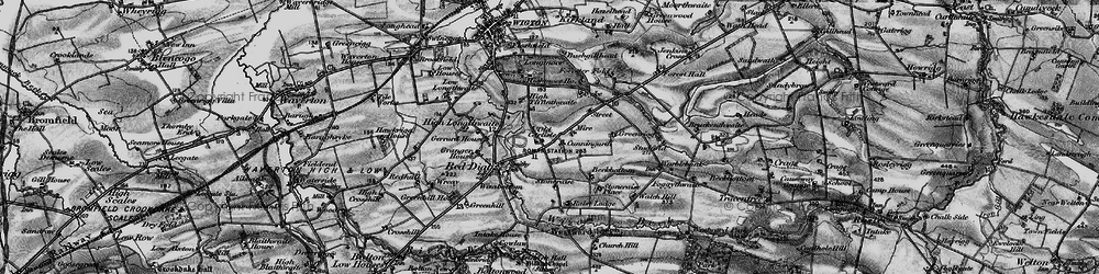 Old map of Old Carlisle in 1897
