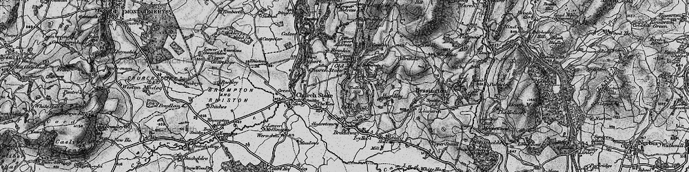 Old map of Todleth Hill in 1899