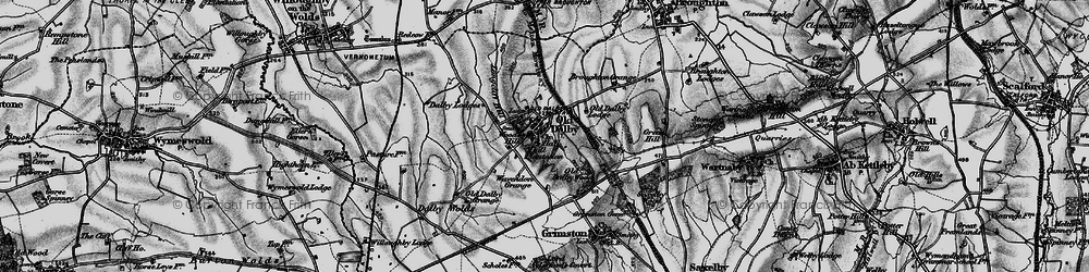 Old map of Wavendon Grange in 1899