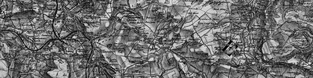 Old map of Beytonsdale in 1896