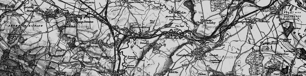 Old map of Old Denaby in 1896