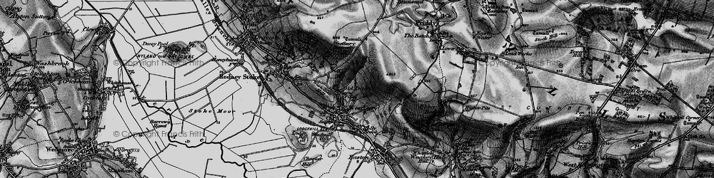 Old map of Westclose Hill in 1898