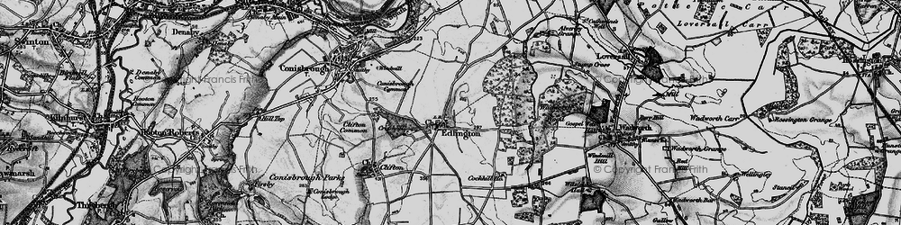 Old map of Old Edlington in 1895