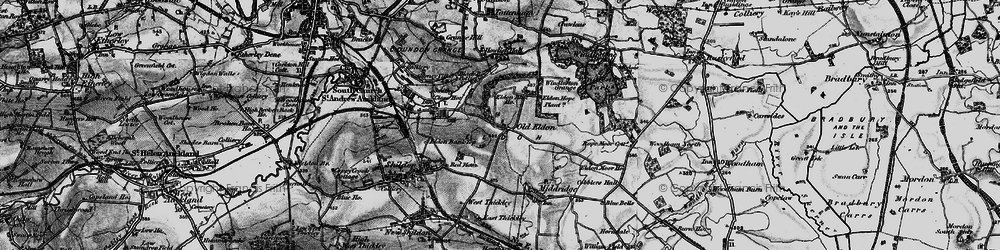 Old map of Old Eldon in 1897
