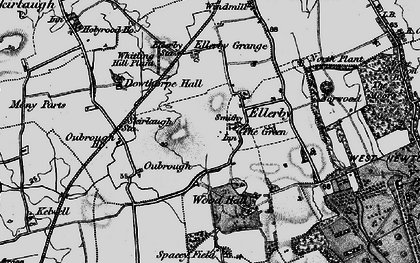 Old map of Old Ellerby in 1897