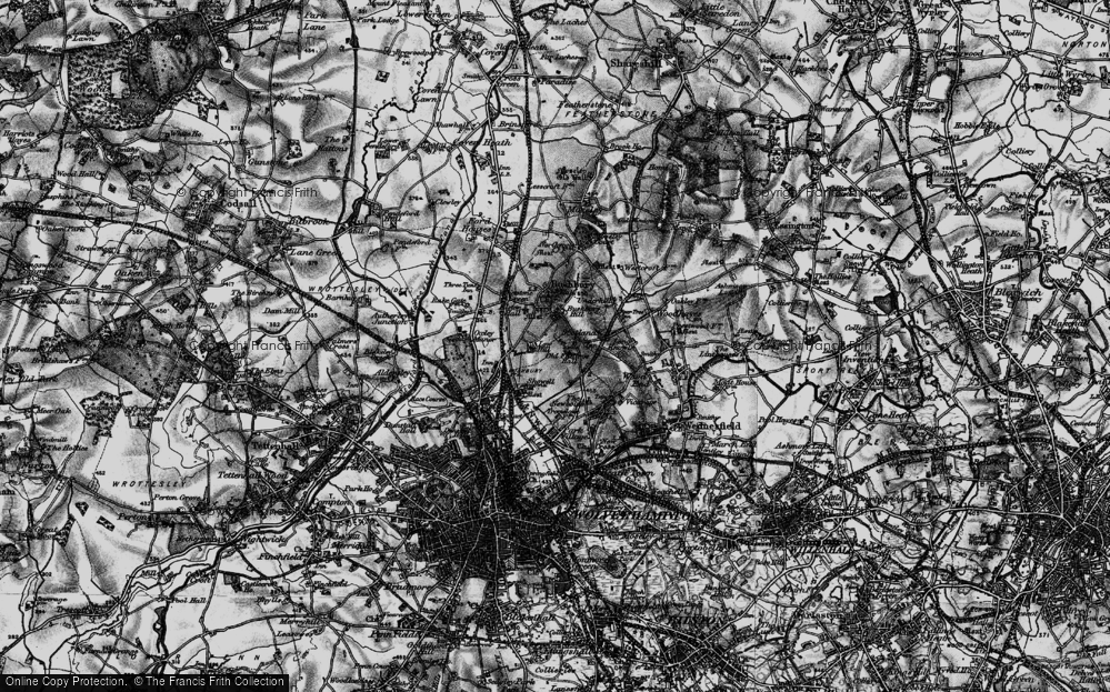 Old Map of Old Fallings, 1899 in 1899