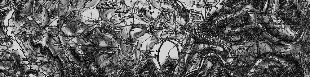 Old map of Old Forge in 1896