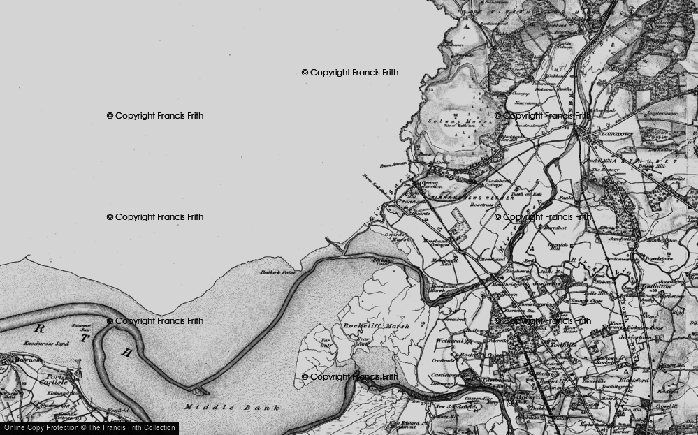 Old Map of Old Graitney, 1897 in 1897