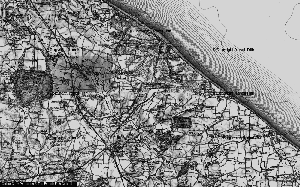 Old Map of Old Hall Street, 1898 in 1898