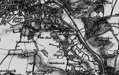 Old map of Old Heath in 1896
