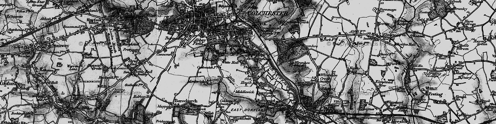 Old map of Birch Brook in 1896