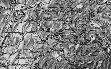 Old map of Old Hutton in 1897