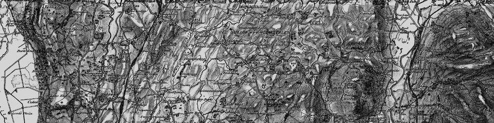 Old map of Brunthwaite in 1897