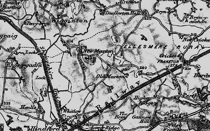 Old map of Old Marton in 1897