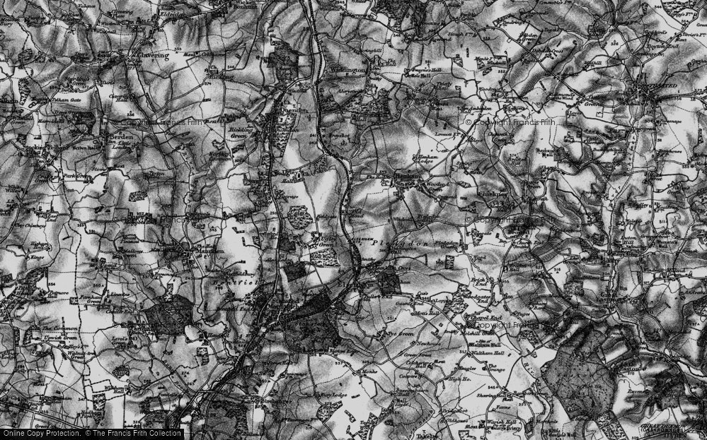 Old Map of Old Mead, 1895 in 1895
