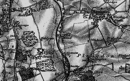 Old map of Old Mead in 1895
