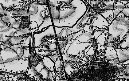 Old map of Old Milverton in 1898