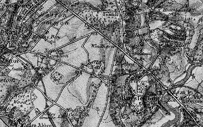 Old map of Old Netley in 1895