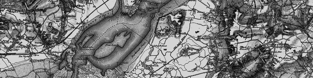 Old map of Aust Cliff in 1897
