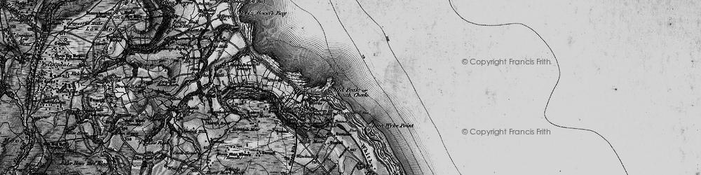 Old map of Old Peak in 1897