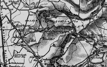 Old map of Old Quarrington in 1898