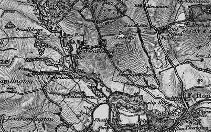 Old map of Old Swarland in 1897