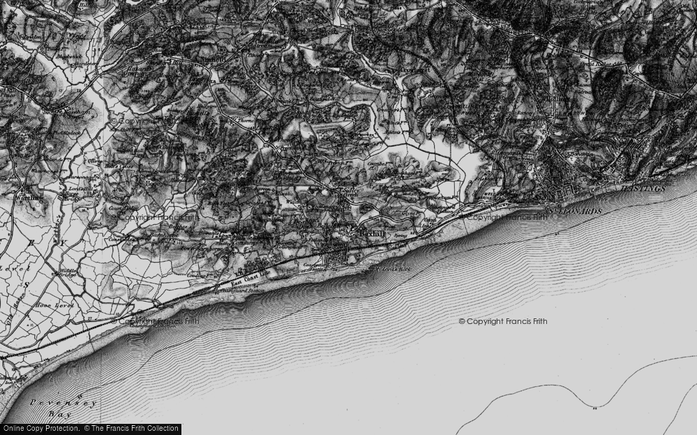 Old Map of Old Town, 1895 in 1895