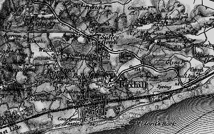 Old map of Old Town in 1895