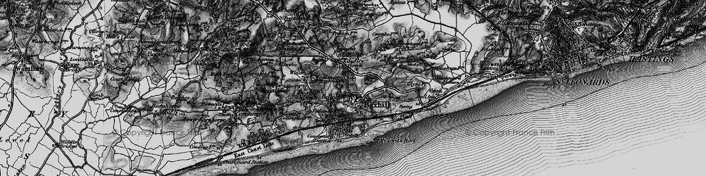 Old map of Old Town in 1895