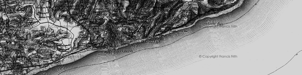 Old map of Old Town in 1895